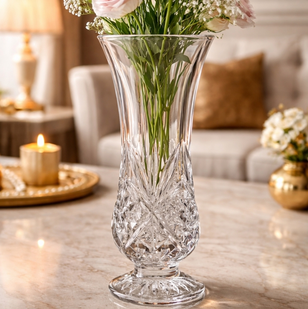 ✨Dublin Collection Crystal Vase – Elegant Cut Glass Design - Picture 5 of 5